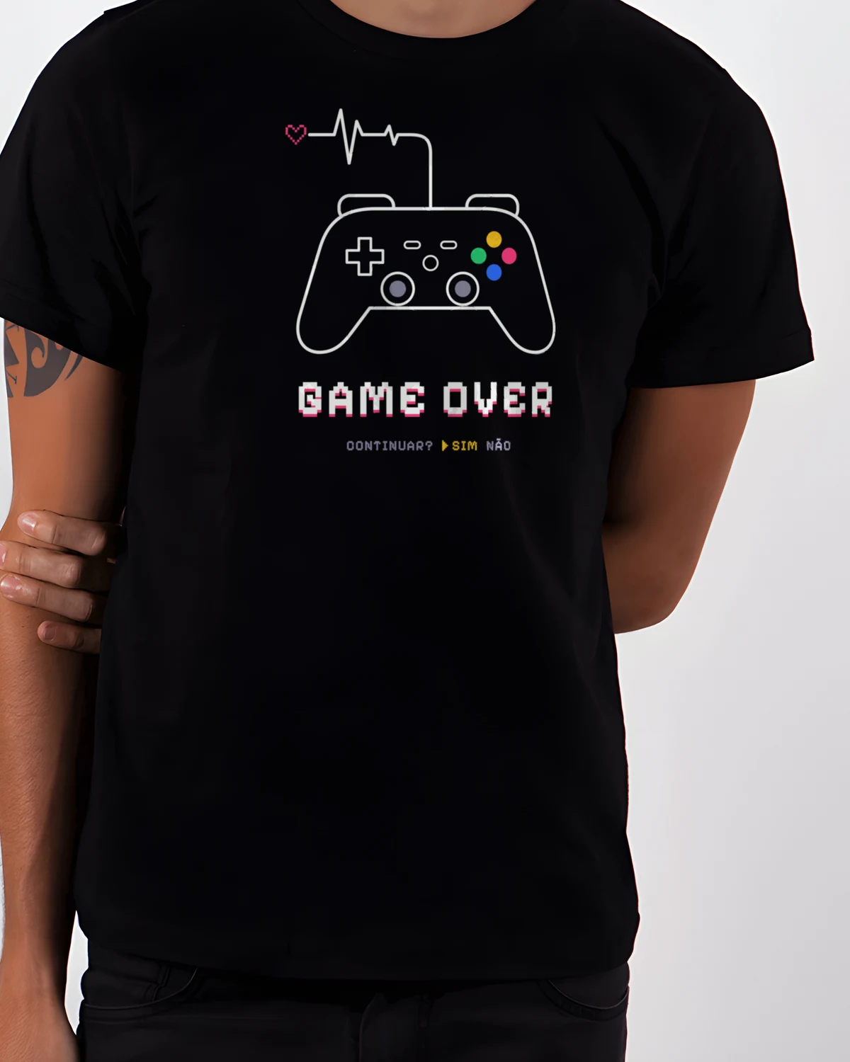 Camiseta Game Over